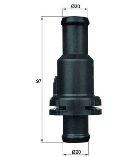 KALEM TERMOSTAT 75 °C VW GOLF V VI-JETTA III PASSAT TİGUAN BMY BLG BTK CFGC DFTB CUVB CZDA BZB 1.4 1.8 TSI 2.0 TDI TFSI TSI 1.4 TSI 2006-2014