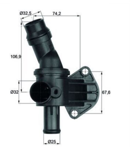TERMOSTAT BVX BVY BVZ VW GOLF V PASSAT 2,0 FSİ 2004>