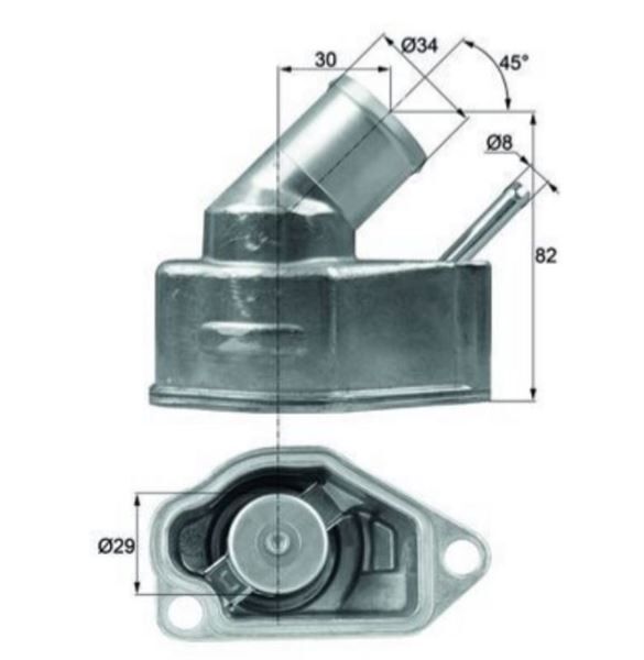 TERMOSTAT (92 C) FX20XEV OPEL VECTRA B 2.0I 1993>