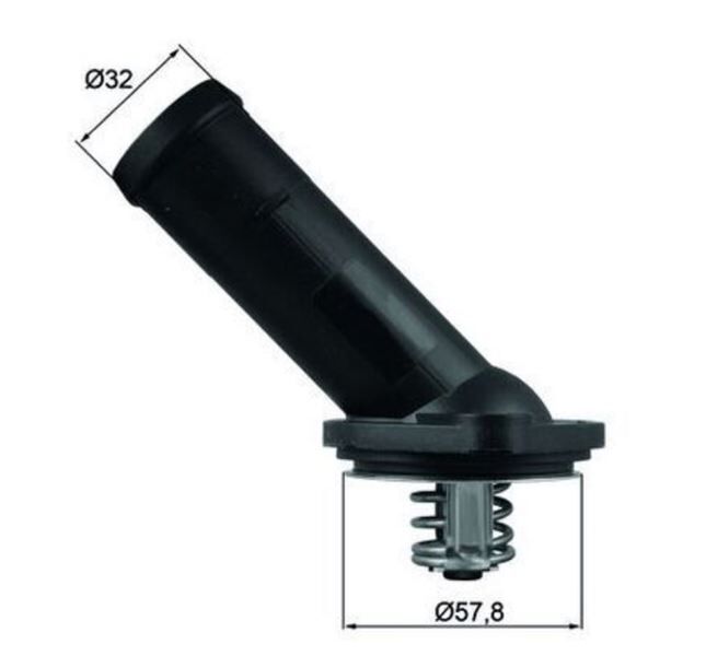 TERMOSTAT 92 DERECE CAYC CAYB VW SKODA FABIA IBIZA LEON OCTAVIA A1 A3 1.6 TDI 2009>