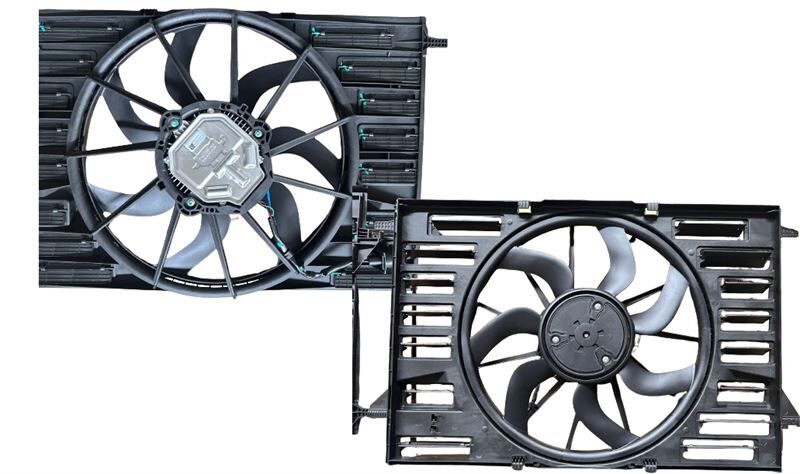 FAN MOTORU KOMPLE DAVLUMBAZLI 410MM 400W AUDI i A4 S4 A5 S5 A6 S6 A7 Q7 Q8 16 >