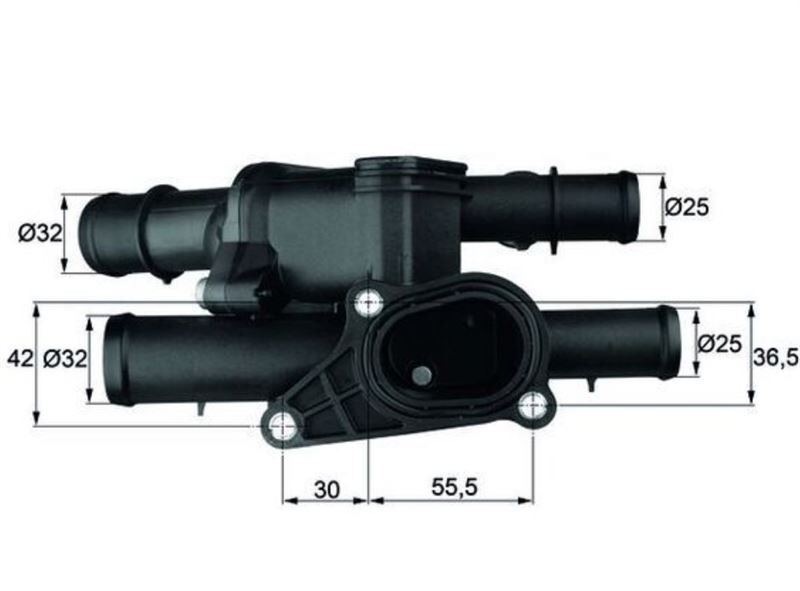 KOMPLE TERMOSTAT MANUEL APV BFQ AVU VW BORA-GOLF IV POLO PASSAT 1.6 FSI 1997-2007