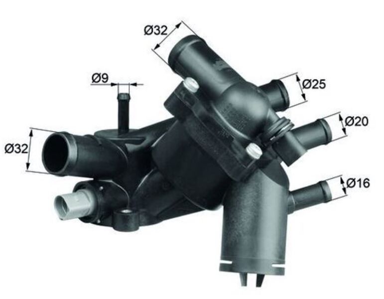 TERMOSTAT 109 °C BAD ARR VW A2 LUPO  2002>