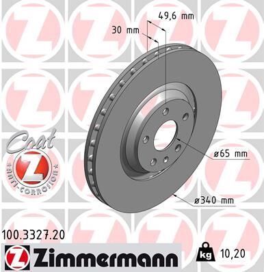 FREN DİSKİ ÖN CCZA BWE CESA CFGB (ADET FİYATIDIR)(DF6041S) VW TT TT ROADSTER  2008>