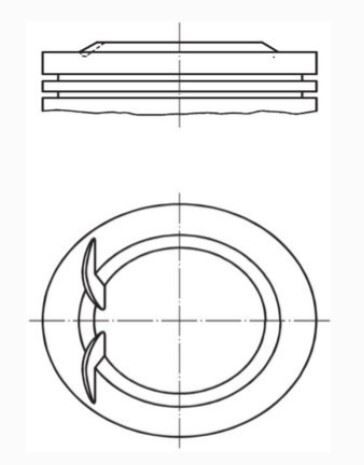 PİSTON SEGMAN 78.10MM 0.50 1.4I 16V X14XE (94-02) (FM 87-71678 050) OPEL ASTRA F-ASTRA G-CORSA B-TIGRA