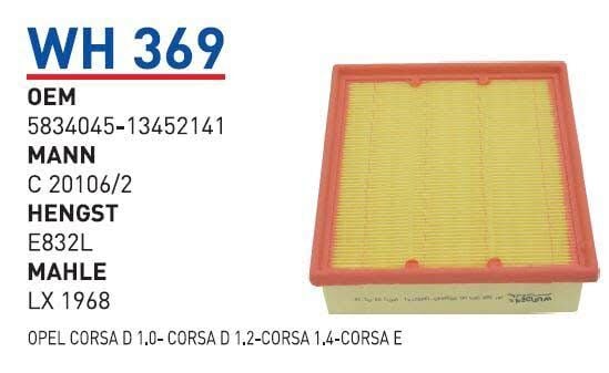 HAVA FİLTRESİ CORSA D OPEL