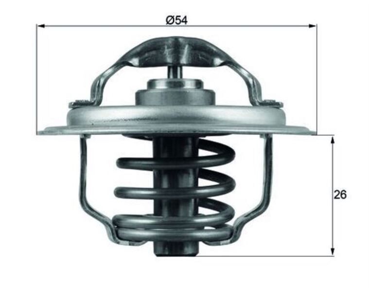 TERMOSTAT GOLF4-GOLF5-GOLF6-JETTA-PASSAT-POLO CLASSİC-A3-A4AKL-AFT-ADR-ALZ-AEB-AWT-BKP-BKD-CBAB-CBDA 1,6-1,8-2,0 TDİ VW  2007>