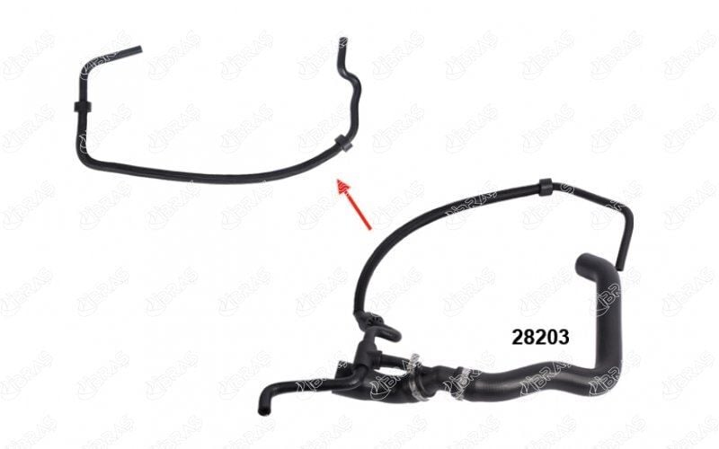 RADYATOR UST HORTUMU AHD APA AGX ANJ BBE BBF AVR VW LT35 2.5 TDI 1997>