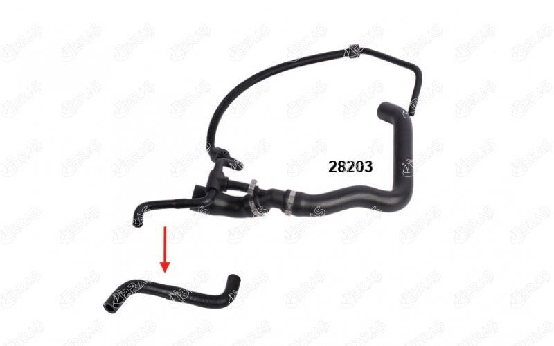 RADYATOR UST HORTUMU AHD APA AGX ANJ BBE BBF AVR VW LT35 2.5 TDI 1997>