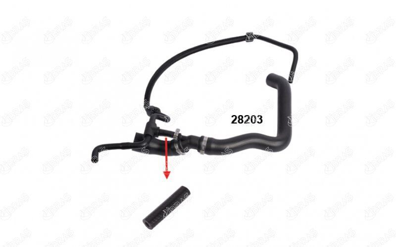 RADYATOR UST HORTUMU AHD APA AGX ANJ BBE BBF AVR VW LT35 2.5 TDI 1997>