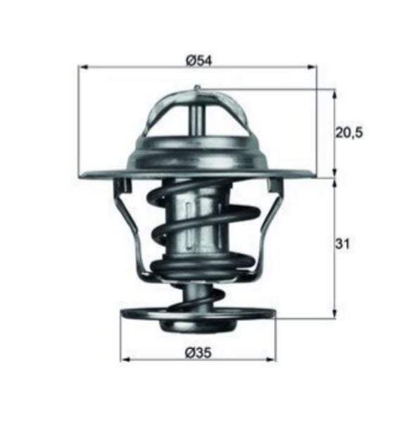 TERMOSTAT 87C VW GOLF IBIZA JETTA  1990>
