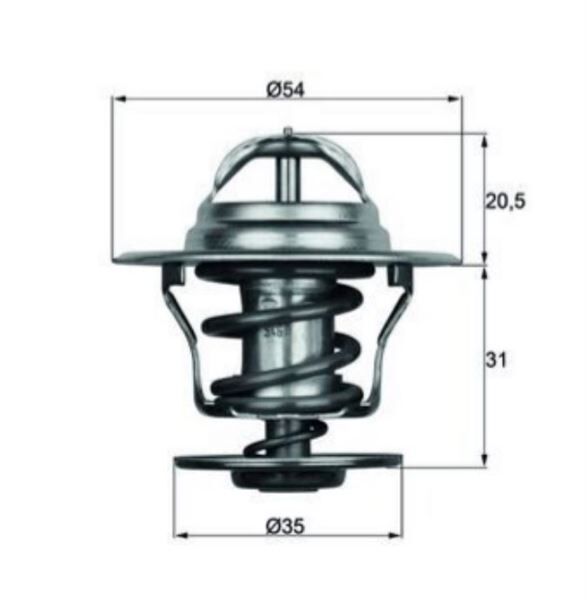 TERMOSTAT 84°C AAV-ABD-AEX-ABU VW POLO GOLF II JETTA TOLEDO LEON IBIZA CORDOBA 1985>