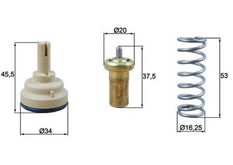 TERMOSTAT 95 DERECE CAVD CTHA CPTA VW GOLF IBIZA JETTA TIGUAN  2010>