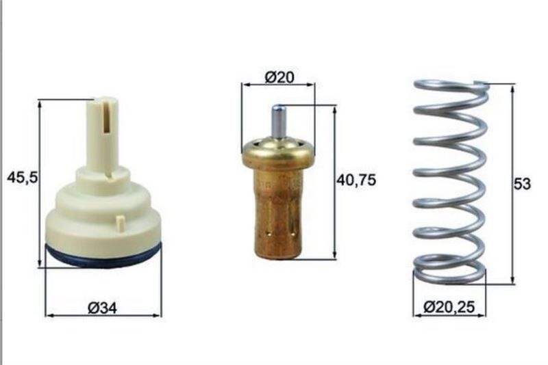 TERMOSTAT 80°C TEKLI-TAKIM CDGA-CKMA 1,4 TSİ PASSAT-TİGUAN VW  10>