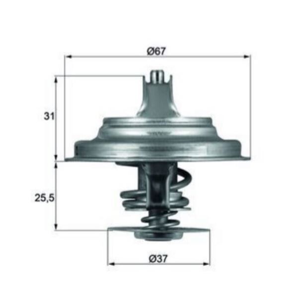 TERMOSTAT 80 DERECE VW BORA GOLF LT PASSAT