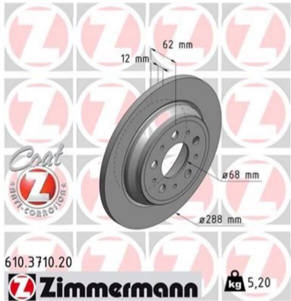 FREN DİSKİ VOLVO  V70 2001-2007