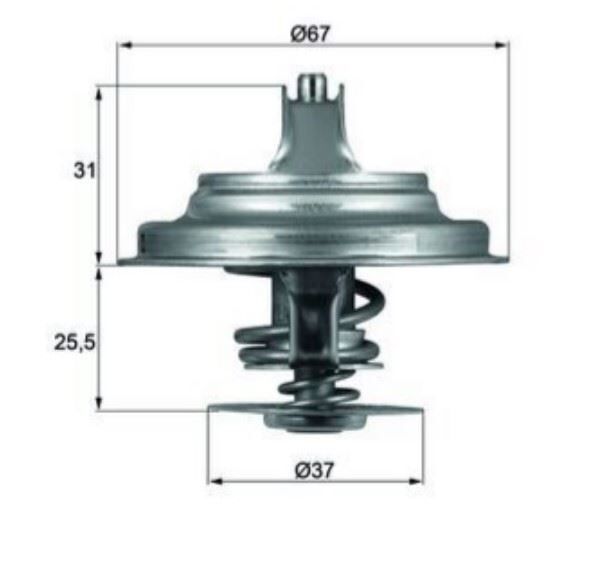 TERMOSTAT T4 LT35 CRAFTER AAB-AJA-ACV-AJT-AHD-ANJ-AVR 2,4 D-2,5 TDİ VW  1990/2003