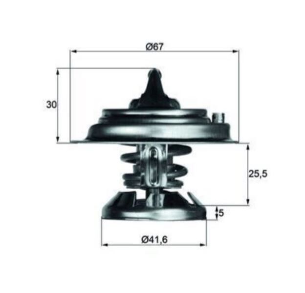 TERMOSTAT OM601-606 MERCEDES SPRINTER  1990>