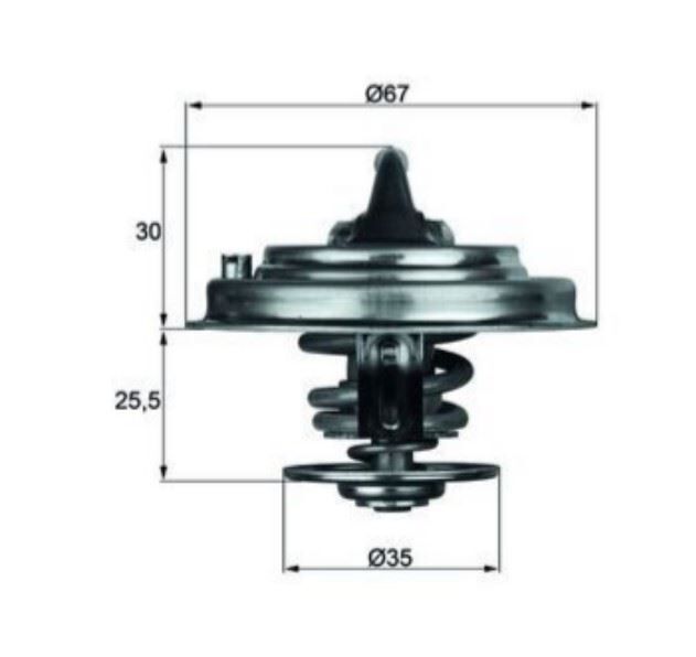 TERMOSTAT 71 DERECE VW A4 A6 A8 PASSAT TRANSPORTER
