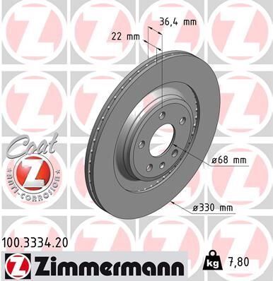 FREN DİSKİ ARKA(DF4860S) 330MM AUDI A4-A5-A6-A7-A8-Q5 2007>2017