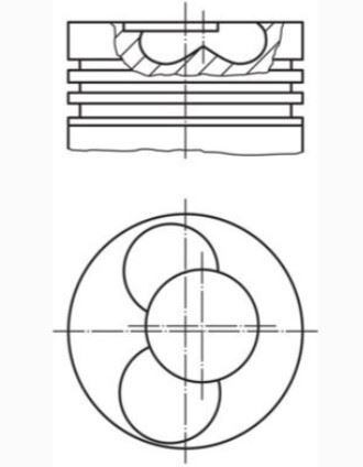 PİSTON SEGMAN (0,50) (80 MM) VW POLO 1.4 TDI AMF-BNV-BNM 1,4 TDIFM 87-72161 050 1999 - 2005