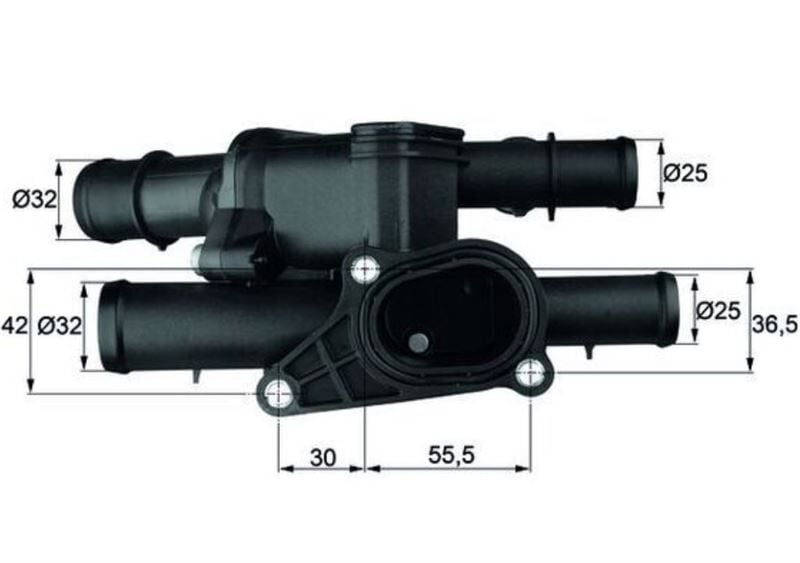 KOMPLE TERMOSTAT OTOMATİK APV BFQ AVU VW BORA-GOLF IV POLO PASSAT 1.6 FSI 1997-2007