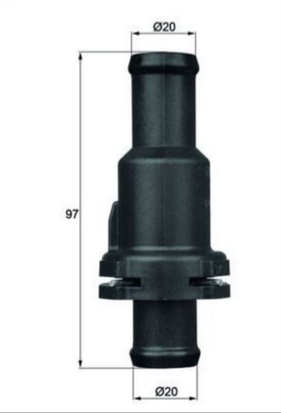 TERMOSTAT 80C BYD CDLF CAWB VW A8 GOLF V 2.0 TSI 2003>