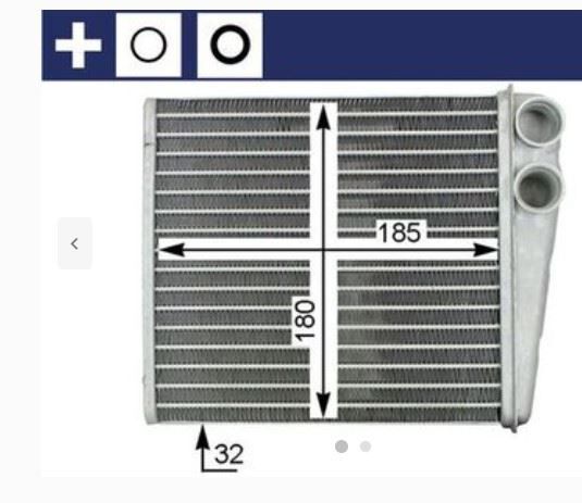 KALORİFER RADYATÖRÜ CAYC CAYB CBAA CFFB VW CADDY III-GOLF V-GOLF VI-JETTA III  2011>