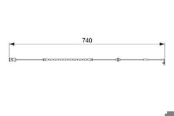 BALATA FİŞİ ASTRA H VECTRA C (300MM) OPEL
