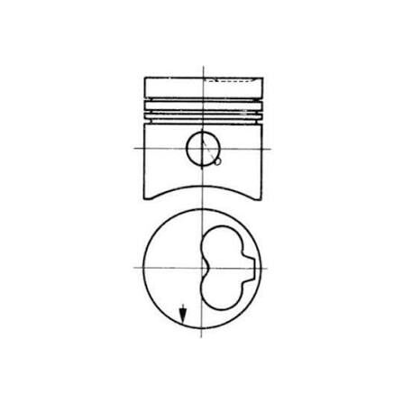 PİSTON SEKMAN (76.51mm) AUDI JP-JK-JR-CR-CY-CS-1V 76.51mm 24P