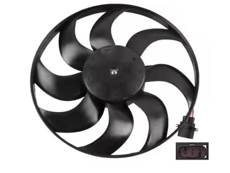 FAN MOTORU BÜYÜK 360 mm VW JETTA GOLF V-CADDY